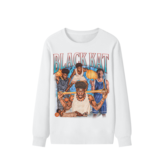 Ahamad Bynum Black Kat Classic Sweater - White