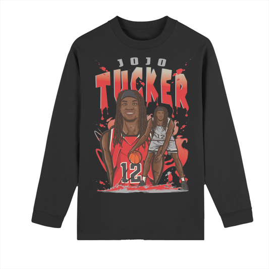 JoJo Tucker Crew Neck Long Sleeve Shirt - Black